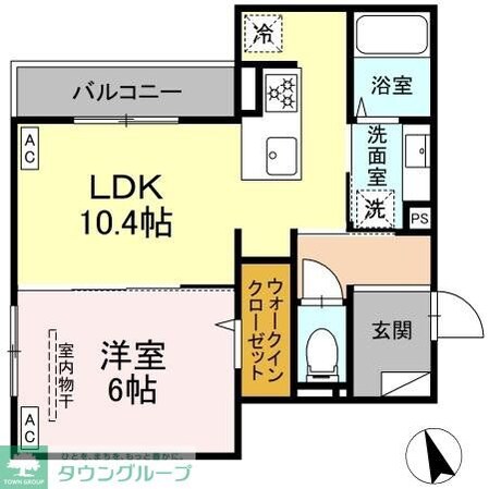 シェーンブルーメ横浜の物件間取画像